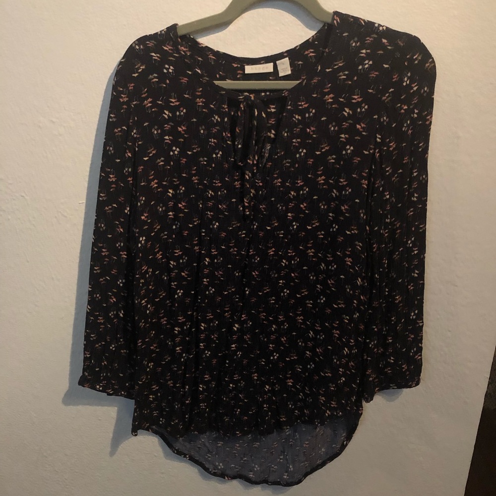 Hinge navy Blouse size small